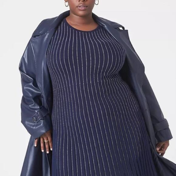 Lane Bryant Perfect Sleeve Fit & Flare Sweater Dress - Picture 5 of 8